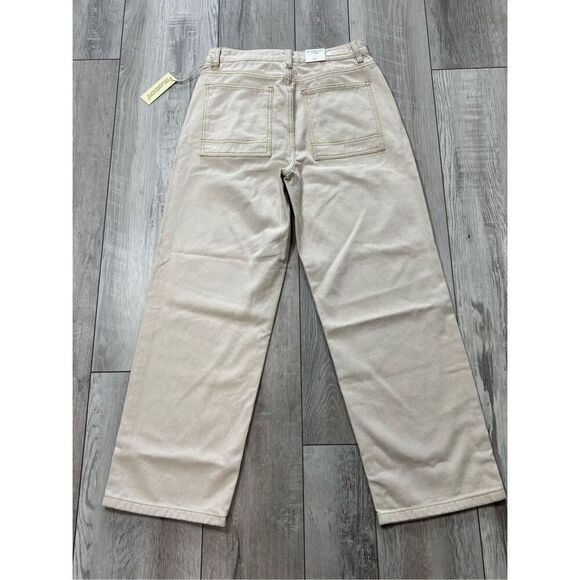 BLANK NYC WIDE LEG CREAM PANTS SIZE 27 - Picture 7 of 10